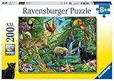 Ravensburger Kinderpuzzle - 12660 Tiere im Dschungel - Tier-Puzzle für Kinder ab 8 Jahren, mit 200 Teilen im XXL-Format