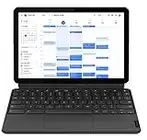 Lenovo IdeaPad Duet Chromebook 2-in-1 - Display 10.1'' Full HD (MediaTek P60T, Storage 64GB, RAM 4GB, Wi-Fi+Bluetooth, ChromeOS) Keyboard Pack, Blu ghiaccio/Grigio ferro [CB] – Esclusiva Amazon