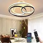 Ventilatore da Soffitto con Illuminazione, Plafoniera a LED con Ventola Telecomando Ventilatore Plafoniera Invisibile Silenziosa Lampada da Soffitto per Sala da Pranzo Soggiorno Camera da Letto