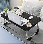 Widousy Laptop Bed Table Breakfast Tray with Foldable Legs Portable Lap Standing Desk Notebook Stand Reading Holder for Couch Sofa Floor Kids