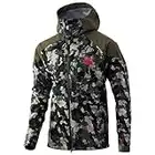 HUK Men's Standard ICON X Superior 3L Shell | Wind & Waterproof Hooded Jacket, Refraction Hunt Club, X-Large