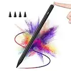 Penna Touch per iPad, con Sensibile all'inclinazione & Rigetto del palmo & Magnetica Stylus Penna, per iPad iPad 10/9/8/7/6 2018-2022, iPad Pro 11/12.9, iPad Air 5/4/3, iPad Mini 6/5 (Nero)