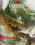 Dungeons & Dragons Starter Set (Six Dice, Five Ready-to-Play D&D Characters With Character Sheets, a Rulebook