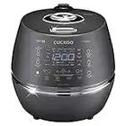 CUCKOO CRP-DHSR0609FD | 6-Cup/1.5-Quart (Uncooked) Induction Heating Pressure Rice Cooker | 17 Menu Options, Auto-Clean, Voice Navigation, Stainless Steel Inner Pot, Made in Korea | Stainless Steel