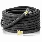 STYDDI Soaker Hose, 1/2" x 25 FT Round Soaker Garden Hose, Heavy Duty Soaker Hose Great for Garden Vegetable Beds, Lawn and Plants