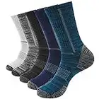 inaWarm 5 Pares Calcetines Deporte Hombre, Transpirable Calcetines Trabajo Hombre Altos de Algodon, Calcetines Hombre Antiampollas para Running, Trekking, Ciclismo, Senderismo