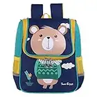 Dokin Sac à dos pour enfants, garçons filles cartable pour maternelle préscolaire bambin bébé pépinière sac de voyage pour 3-7 ans