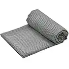 Fangehong Serviette de Tapis de Yoga pour Bikram, Serviette Microfibre Absorbante Antidérapante Pliable avec Sac de Voyage pour Pilates