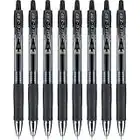 PILOT G2 Premium Refillable & Retractable Rolling Ball Gel Pens, Fine Point, Black, 8-Pack (15298)