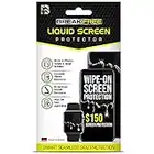 BREAK FREE Liquid Glass Screen Protector with $150 Coverage | Wipe On Scratch and Shatter Resistant Nano Protection for All Phones Tablets and Smart Watches - Universal Fit