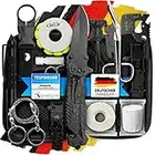 Jungle Monkey I Survival Kit I 13 teiligiges Premium Set I Messer I Taschenlampe I Outdoor , Ausrüstung für Wandern & Camping I Kit Survivalkit Equipment I Optimal ausgestattet