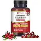 Triple Strength Cranberry 30,000mg Added with Vitamin C - 180 Vegan Tablets I UTI Support for Women I Easy to Swallow Tablets I Made in The UK by Prowise Healthcare