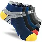 inaWarm 3/6 Paio Calze Uomo Corte Cotone, Calze Sportive Uomo Traspirante, Calze Corti Uomo per Running Ciclismo Lavoro (43-46, colorato)