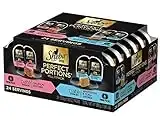 Sheba Perfect Portions Multipack Salmon and Whitefish & Tuna Entrée Wet Cat Food Corn Soy Wheat Free (12 Twin Packs), 1.98 Pounds