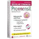 Promensil Regular Strength | Menopause Supplement with Red Clover | Natural Multi-Symptom Daily Maintenance and Relief | Reduces Hot Flashes, Night Sweats | Improves Bones & Heart Health | 1 Month Supply | 40mg, 30 Tablets