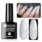 UR SUGAR 7,5ML Smalto Semipermanente Scintillio Semipermanente Glitter Olografico Ultra Lucentezza Unghie Smalti Gel Colori per Unghie Reflective Glitter Gel