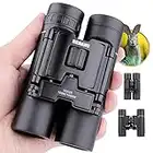 BEBANG Compact Small Binoculars for Adults Kids, 10x25 Mini Pocket Lightweight Binoculars for Adults Travel Hunting Concert Theatre