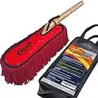 OCM Brand Premium Extra Large Car Duster with Durable Solid Wood Handle Includes Storage Cover - Professional Detailers Top Choice