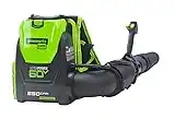 Greenworks Pro 60-Volt Max Lithium Ion 550-CFM 150-MPH Heavy-Duty Brushless Cordless Electric Backpack Leaf Blower (Tool ONLY, Battery and Charger Not Included)