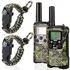 Gifts for Kids Aged 5-12 Boy Toys Kids Walkie Talkies 22 Channel 2 Way Radio 3 Miles Long Range fit Outdoor Adventure Hunt Game Camp Toys for Boys 6 7 8 9 Years Old Gifts for Boys