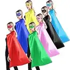 Superhero Capes and Masks for Teenagers and Adult Bulk Pack - Superhero Party Costumes for Team Spirit Building