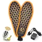 Outrek 2 Electric Heated Insoles- Rechargeable Battery, Remote Controlled, Foot Warmers Fit Men and Women Shoes and Boots for Hunting, Skiing, Work. Heavy Duty and Comfortable by Anseris (Medium)