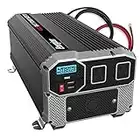 Energizer 4000 Watts Power Inverter Modified Sine Wave Car Inverter, 12V to 110 Volts, Two AC Outlets, Two USB Ports (2.4 Amp), Hardwire Kit, Battery Cables Included – ETL Approved Under UL STD 458