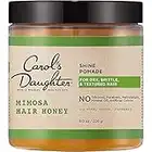 Carol's Daughter Mimosa Hair Honey Shine Pomade for Textured and Curly Hair - with Shea Butter & Rosemary Oil, 8 fl oz