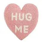 Peking Handicraft 30JES1588C10HT Hug Me Heart Shape Hook Pillow, 10-inch Length