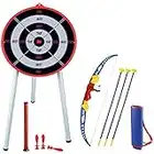 Childrens Kids Toy Bow & Arrow Archery Set And Target Outdoor Garden Fun Game Robin Hood