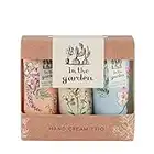 Heathcote & Ivory In The Garden Hand Creams Trio in Gift Box | Shea Butter & Essential Oils | Cruelty Free & Vegan Friendly | Travel Friendly Sizes | 3 x 30ml