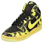 NIKE Dunk HI 1985 SP Mens Fashion Trainers in Black Yellow - 7.5 UK