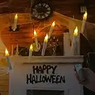 Teaonell Decorazioni natalizie per Harry Potter, 12 candele galleggianti a LED, con telecomando conico, decorazione natalizia per feste, compleanni, matrimoni e chiese