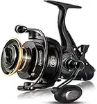 Sougayilang Bait Feeder Spinning Reels ,33Lbs Drag Carp Fishing Reel Front and Rear Drag System, Freshwater Fishing Reel for Live Liner Bait Fishing Action-S331-7000