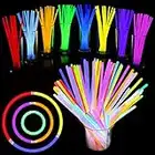 AIVANT Glow Sticks Bulk Party Supplies | 70 PCS 8 Inch Glowsticks with Connectors | Glow in the Dark Light Up Sticks Party Favors Decorations