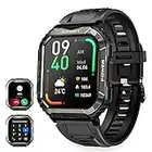 Reloj inteligente para hombres Bluetooth Dail Answer Calls 1.83 "Rastreador de actividad física con monitor de sueño de frecuencia cardíaca Reloj deportivo Compatible con teléfonos Android IOS Samsung