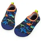 CROVA Kids Water Shoes Quick Dry Aqua Socks Non-Slip Barefoot Sports Shoes for Boys Girls Toddler