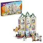 LEGO Friends Emma's Art School House Set 41711, Creative Arts & Crafts Toy with 3 Mini-Dolls, Accessories and DOTS Decor, Birthday Gift Idea for Kids 8-12 Years Old