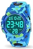 Dislocati Reloj Digital Sumergible, con Despertador, Juguetes Deportivos para niños 3-12 años Regalo Navidad