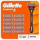 Gillette Fusion5 Recharges De Lames De Rasoir Pour Homme, 11 Recharges De Lames, Avec Cinq Lames Anti-Friction Pour Un Rasage De Près