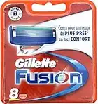 Gillette Fusion Manual Shaving Razor Blades, 8 Count