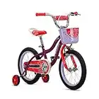 Schwinn S0683AAZ Elm Girl's Bike with SmartStart, Purple, 16-inch Wheels