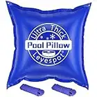 4' X 4' Pool Pillows for Above Ground Pools, 0.4mm Ultra Thick & Cold-Resistant Above Ground Pool Cover Air Pillow, Winterizing Winter Closing Pillows,Pool Winterizing Pillow (2x16.5ft Rope)