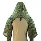 ROCOTACTICAL Super Breathable Ghillie Suit Foundation, Full Mesh Nylon Sniper Ghillie Base Lightweight Military Ghillie Viper Hood, Army Green