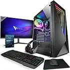 Vibox I-24 Gaming PC - 21.5" Monitor Bundle - Quad Core AMD Ryzen 3200G Processor - Radeon Vega 8 Graphics - 16GB RAM - 1TB SSD - Windows 11 - WiFi