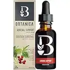 Botanica Adrenal Support Liquid Herb Extract Tincture – Made with Adaptogens Holy Basil & Schisandra for Adrenal Fatigue & Stress Relief (50mL)