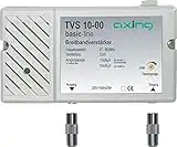 Axing Amplificateur large bande TVS 10-00 pour la télévision par câble ou les antennes DVB-T2 HD FM DAB+