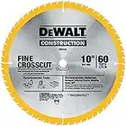 DEWALT 10-Inch Miter / Table Saw Blade, Fine Finish, 60-Tooth, 2-Pack (DW3106P5D60I)
