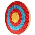 dostyle Archery Targets Traditional Solid Straw Round Archery Target Shooting Bow Coloured Rope Target Face Three Layer for Shooting Practice