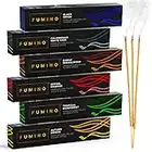 Fumino Fresh Handmade Incense Sticks Multipack Essentials Bundle 6 Boxes 84 sticks (90g) Masala Agarbatti Joss Scent Fragrance for Relaxation and Meditation, Home and House Decor